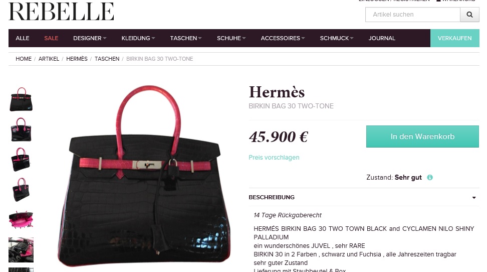 Hermes Tasche